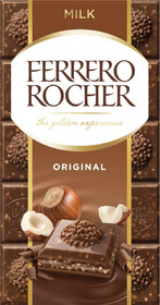 Шоколад Ferrero Rocher молочный 90 г
