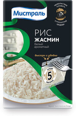 Рис Мистраль Жасмин белый ароматный в пакетиках 5*80г
