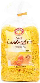 Макаронные изделия 3 Glocken Gold-Ei Landnudeln гнезда, 500г