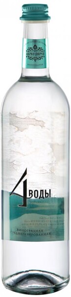 Вода питьевая 4 ВОДЫ ДЮР-СО Виноградная среднегаз. стекло.  (Россия) 0.75L