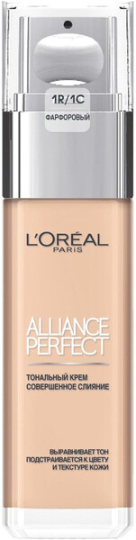 Тональный крем L'Oreal Alliance Perfect «Совершенное слияние», тон R1, розовый опал, 30 мл