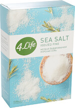 Соль морская 4Life йодированная мелкая, 1кг