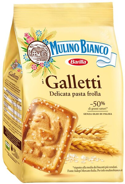 Печенье песочное Barilla Galletti, 350 гр., дой-пак