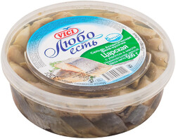 Сельдь VICI Любо есть Царская филе-кусочки в масле с укропом, 500 г