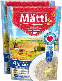 MATTI / Хлопья 4 злака, 400г