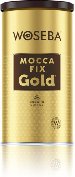 Кофе натуральный, жареный молотый Woseba MOCCA FIX GOLD банка туба 500 грамм