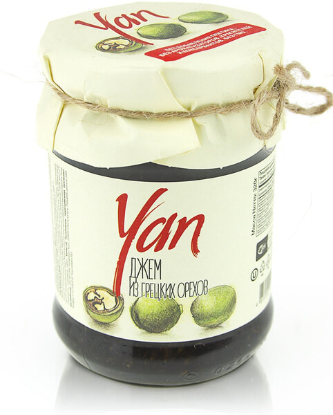 Джем Yan из грецких орехов , 320 гр, стекло