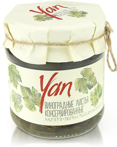 Из Армении: Виноградные листья Yan консервированные, 440 г