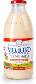 Молоко Первозданное топленое 3,5-4,5%, 750 мл