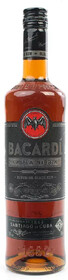 Ром BACARDI Carta Negra выдержанный, 40%, 0.7л Италия, 0.7 L