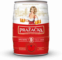 Пиво Prazacka Svetle светлое фильтрованное 4%, 5 л