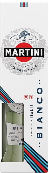 Вермут MARTINI Bianco белый сладкий, п/у, 1л Италия, 1 L