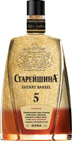 Коньяк «Старейшина» Sherry Barrel 5 Россия, 0,5 л