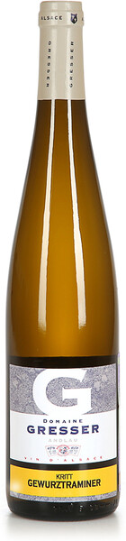 Вино французское белое AOC Alsace Gewurztraminer Kritt Domaine Gresser, 0.75 L