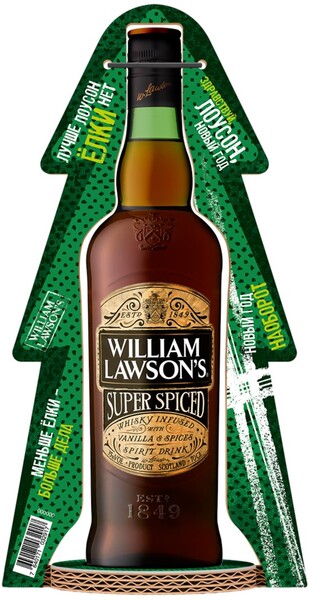 Напиток спиртной WILLIAM LAWSON'S Super Spiced купажированный 35%, 0.7л Россия, 0.7 L