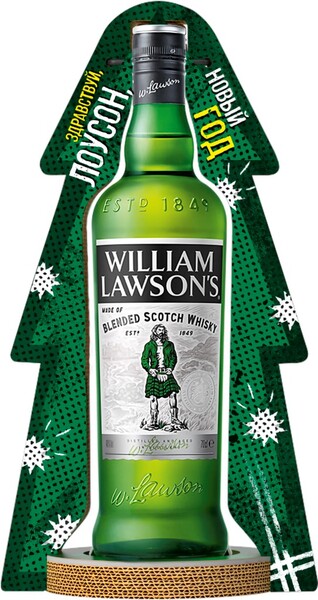 Виски WILLIAM LAWSON'S NY Addition купажированный, 40%, 0.7л Россия, 0.7 L