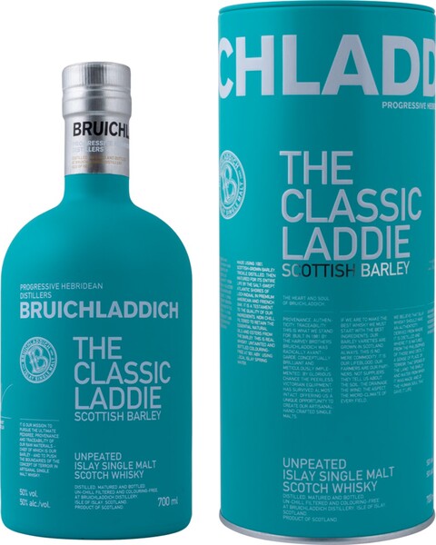 Виски шотландский Bruichladdich The Classic Laddie Islay Single Malt 0.7 L в металлической тубе