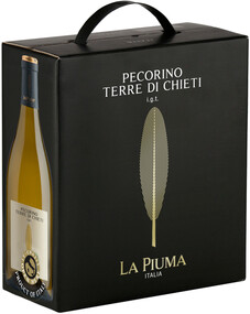 Вино белое сухое La Puma Pecorino, 3 л