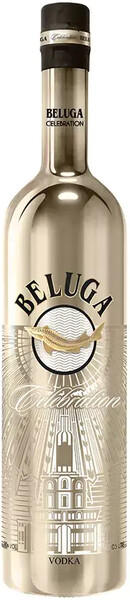 Водка BELUGA Celebration 40%, 0.5л Россия, 0.5 L
