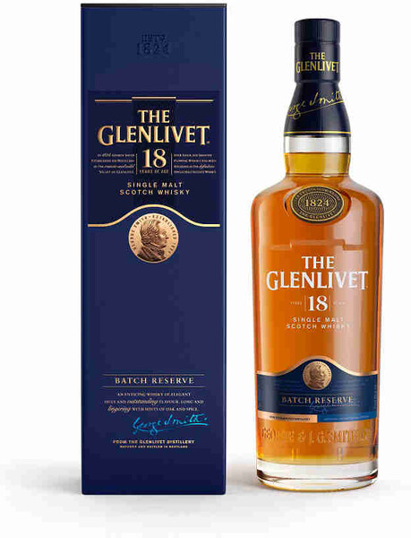 Виски шотландский Glenlivet Single Malt 18 y.o. 0,7 L