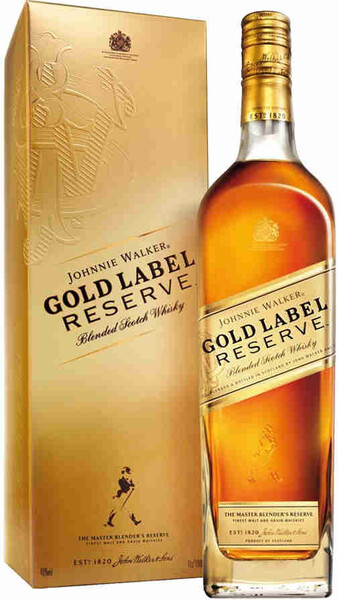 Виски JOHNNIE WALKER Gold Label Шотландский купажированный, 40%, п/у, 0.7л Великобритания, 0.7 L