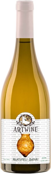 Вино столовое ARTWINE Ркацители Квеври белое сухое, 12,5 %, 0.75л