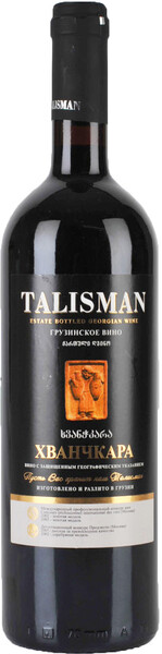 Вино грузинское красное «Хванчкара», «Талисман», 0.75 L