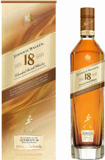 Виски JOHNNIE WALKER Шотландский купажированный 18 лет, 40%, п/у, 0.7л Великобритания, 0.7 L