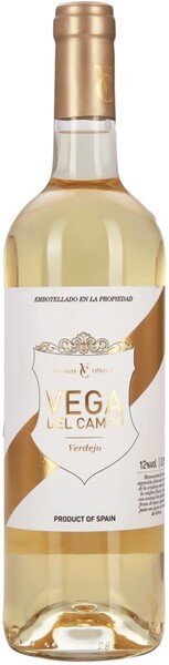 Вино BODEGAS MILENIUM VEGA DEL CAMPO Вердехо столовое белое сухое, 0.75л Испания, 0.75 L