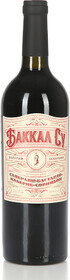 Вино российское красное полусладкое «Саперави-Бастардо-Каберне совиньон», «Баккал Су», «Интерфин», 0.75 L