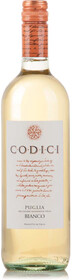 Вино CODICI Puglia Bianco белое полусухое, 0,75л