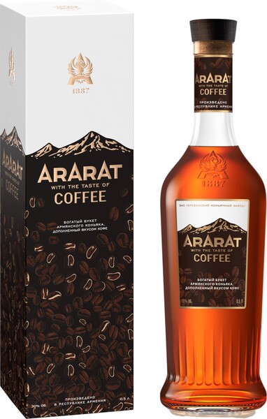Напиток спиртной АРАРАТ На основе армянского коньяка со вкусом кофе алк.30% Армения, 0.5 L