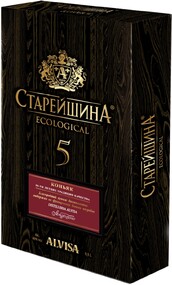 Коньяк Российский пятилетний Старейшина 0,5л сув