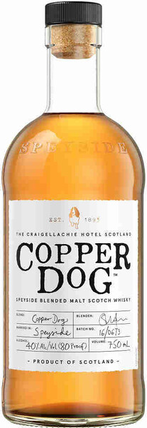 Виски COPPER DOG Blended Malt Scotch Whisky, 0,7 л