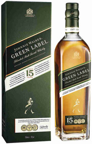 Виски JOHNNIE WALKER Green Label Шотландский солодовый 15 лет, 43%, п/у, 0.7л Великобритания, 0.7 L