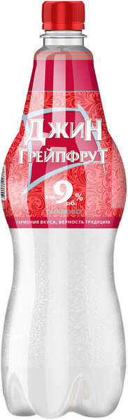 Напиток Джин-грейпфрут слабоалкогольный 9% 0.5л