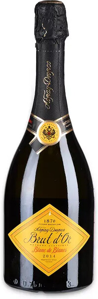 Игристое вино российское «Абрау-Дюрсо брют Блан де Блан», 0.75 L