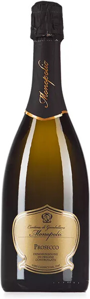 Игристое вино итальянское DOC Prosecco Monopolio Brut Cantina di Gambellara, 0.75 L