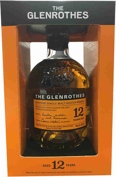 Виски шотландский Glenrothes Speyside Single Malt 12 y.o., 0.7 L