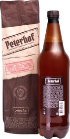 Пиво Peterhof Живое светлое нефильтрованное, 1л