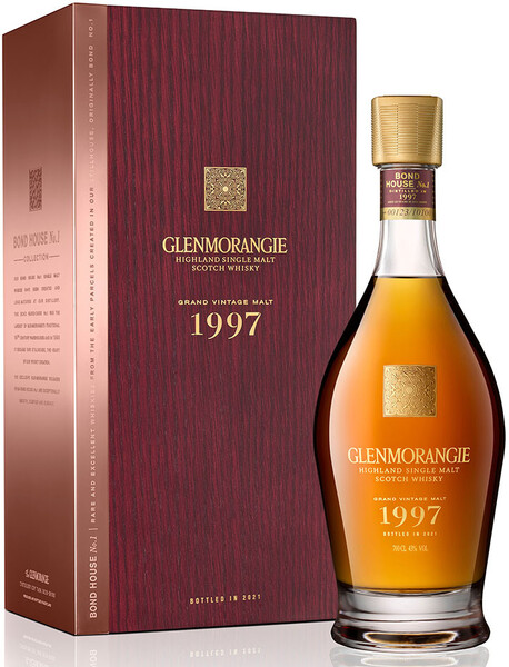 Виски шотландский Glenmorangie Highland Single Malt Grand Vintage 1997, 0.7 L