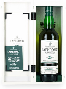 Виски Laphroaig 25 y.o. Islay Single Malt Scotch Whisky (gift box) 0.7л