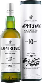 Виски Laphroaig Single Malt 10 years old (gift box) - 0.7л