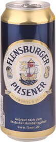 Пиво Flensburger Pilsener светлое, 0.5л