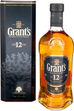 Виски GRANT'S Премиум Шотландский купажированный 12 лет, 40%, п/у, 0.75л Великобритания, 0.75 L