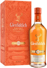 Виски шотландский Glenfiddich Speyside Single Malt 21 y.o. 0.75 L в подарочной упаковке