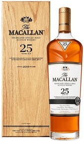 Шотландский виски The Macallan Sherry Oak Single Malt 25 y. o., 0.7 L, в подарочной упаковке