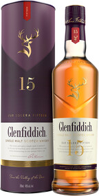 Виски шотландский Glenfiddich Speyside Single Malt 15 y.o. 0.7 L в тубе