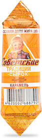 Сырок Советские традиции творожный глазированный с ванилью в глазури со вкусом карамели 26% 45 г