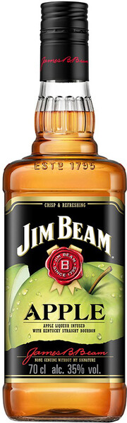 Напиток спиртной JIM BEAM Apple, 32,5%, 0.7л Испания, 0.7 L